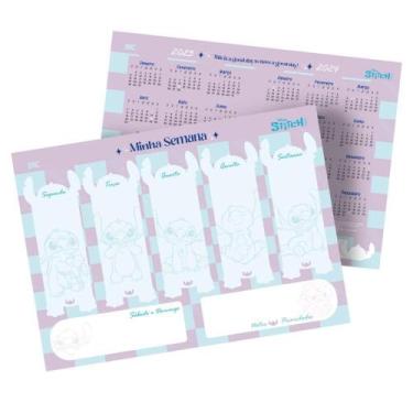 Imagem de Bloco Semanal DAC Stitch com 13 Folhas Tamanho 295MM X 210MM Ideal par