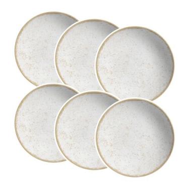 Imagem de Conjunto de 6 Pratos Fundo Coup Organic de Cerâmica 25cm - Alleanza