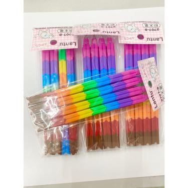 Imagem de Kit Lapiseira OEM Troca Pontas Bloco de Montar 12 Pacotes com 4 Unidades Cada Colorida Kit 16