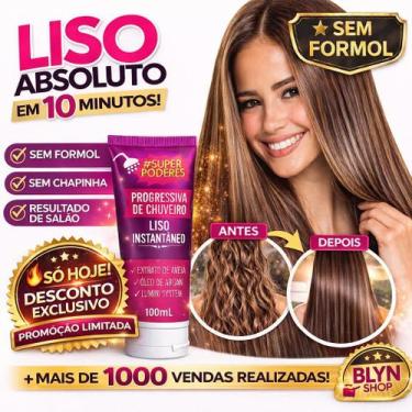 Imagem de Escova Progressiva de Chuveiro Sem Formol Super Poderes 100ml Liso Ins