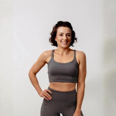 Imagem de Top Ultra Feminino Confortável C/Bolso Máxima Sustentação - JV FOR, G,
