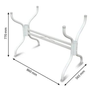 Imagem de Base de mesa modelo gabriela 120 - WRN,  Branco