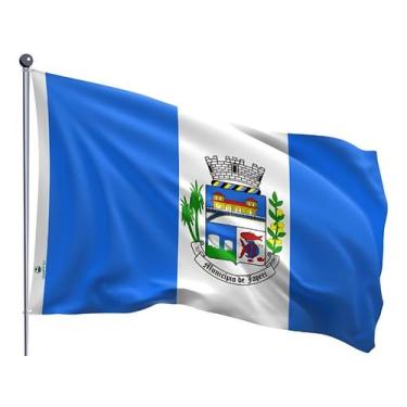 Imagem de Bandeira do Município de Japeri Uma Face Estampada Tamanho 90x128cm - 