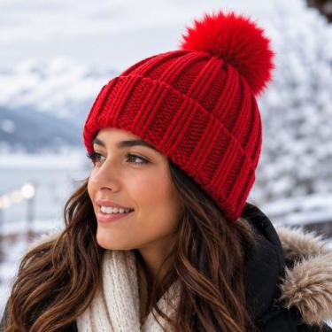 Imagem de Gorro Touca De Inverno Frio Lã Adulto Unissex Tamanho Único - Genérico