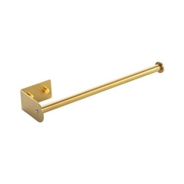 Imagem de Suporte Papel Toalha Para Cozinha Gourmet Biguá Pingoo.Casa - Dourado