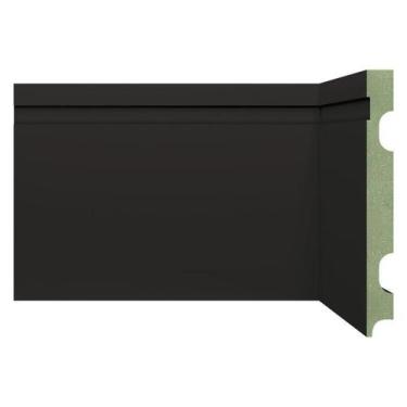 Imagem de Rodapé MDF Frisado 15CMX2,40m 1502 Moldufama Kit 36m