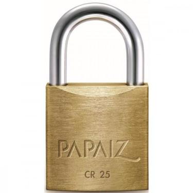 Imagem de Cadeado Papaiz 25Mm Flowpack 100250Cx - Kit C/10