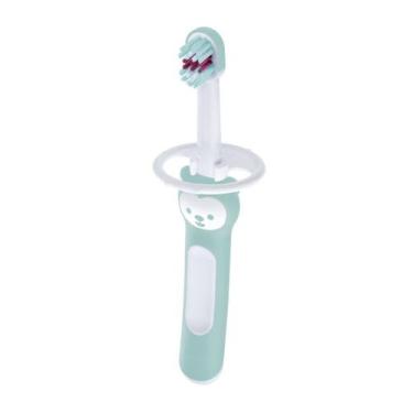 Imagem de Escova Dental Baby's Brush c/ Trava de Proteção 6m+ Mam Azul