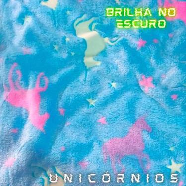 Imagem de Manta Mantinha Coberta Solteiro Soft Microfibra Infantil Brilha No Esc