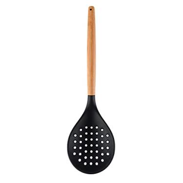 Imagem de Escumadeira Bambu com Silicone Black