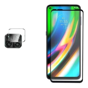 Imagem de Kit Película Vidro 3D e Lente da Câmera Para Moto G9 Power - Jodda