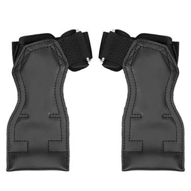 Imagem de Luvas de levantamento, protetor de pulso ajustável antiderrapante almofada de silicone resistente ao desgaste almofadas de treino para musculação para fitness