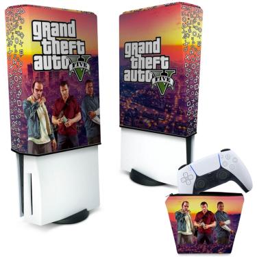 Grand theft auto gta 5 ps4 adesivo play station 4 pele ps 4 adesivo  decalque capa