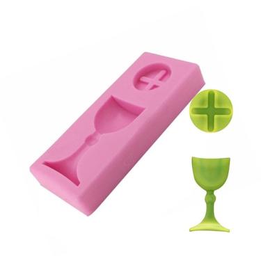 Imagem de Molde De Silicone Primeira Comunhão, Batizado, Religião, Óstia, Cálice