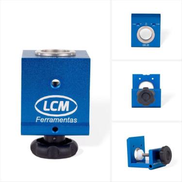 Imagem de Gabarito Para Furação Dobradiça 26Mm Caneco Db26 Lcm