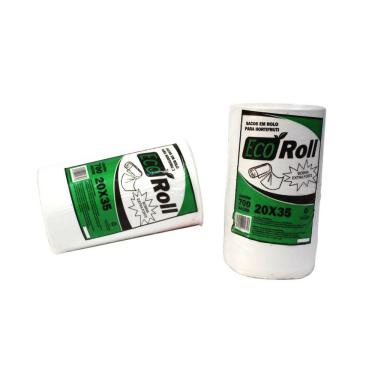 Imagem de Kit 29Kg Bobina Saco Plastico Picotada 20x35 Extra Fort 18Un