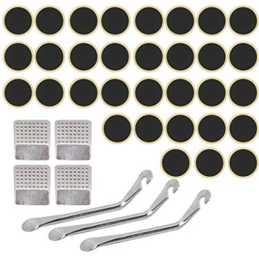Imagem de Remendo de bicicleta, kit de reparo de bicicleta, kit de ferramentas de reparo de pneus de bicicleta, kit de reparo de remendo de tubo interno de bicicleta, kit de reparo de tubo interno de bicic