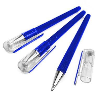 Imagem de Pentel Hybrid - Dual Metallic - Liquid Gel Rollerball Pen - K110 - Pack of 3 - Blue/Metallic Green