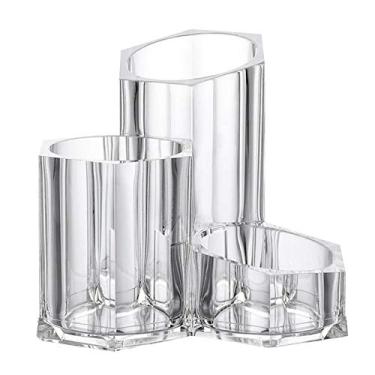 Imagem de shamjina Suporte Maquiagem Acrílico Organizador de Cosméticos de Armazenamento Delineador de Rímel Organizador