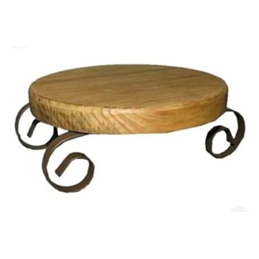 Imagem de Boleira rústica em madeira e ferro Home Garden