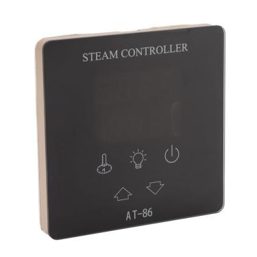 Imagem de Painel de controle de sauna, controlador de temperatura de chuveiro a vapor digital multifuncional com, adequado para SAD, SAC, SAW, SAF, série HV, sauna a vapor, interruptor de luz de tempo de painel