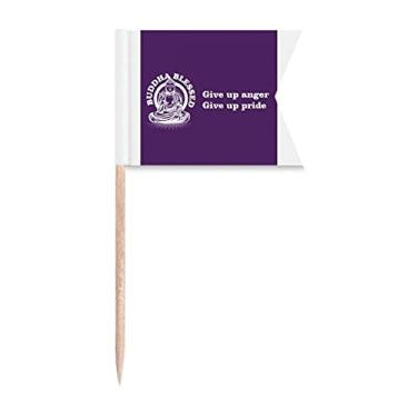 Imagem de Anger Pride Possession Restraint Toothpick Flags Marcação de rotulagem para bolo de festa comida prato de queijo