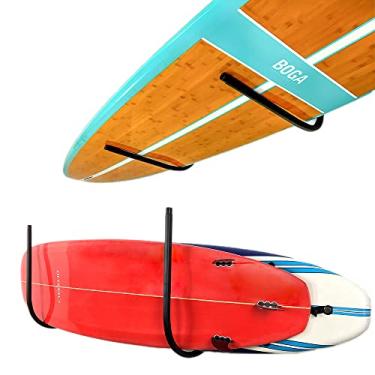 Imagem de StoreYourBoard Prancha de stand up paddle e rack de caiaque - suporte de parede para prancha de surf e prateleiras de armazenamento de teto de garagem - prancha interna resistente e organizador de