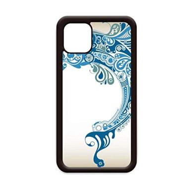 Imagem de Capa Blue Ocean Dolphin Illustrate para iPhone 12 Pro Max para Apple Mini Mobile Case Shell