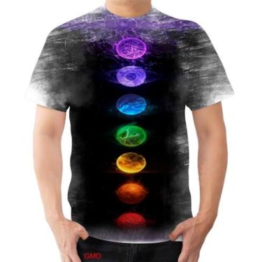 Imagem de Camiseta Camisa Personalizada Energia Chakra Elementos - Estilo Kraken