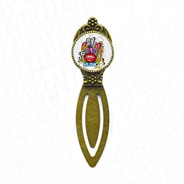 Imagem de Marcador de página Graffiti Street com boca colorida e marcador de página retrô para escritório