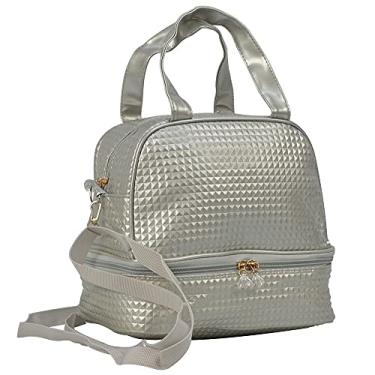 Imagem de Bolsa Feminina Necessaire Térmica Prata CBRN17423