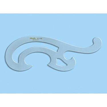 Imagem de Curva Francesa de 2 mm de Espessura, Acrílico Cristal, 30 x 11 cm, Trident