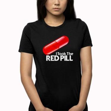 Imagem de Camisa Camiseta Unissex The Matrix 4 "I Took The Redpill"  - T Sete Cu