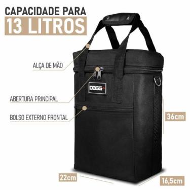 Imagem de Bolsa Térmica Dagg Porta Vinho Wine Bag Para Bebidas Impermeável 4 Gar