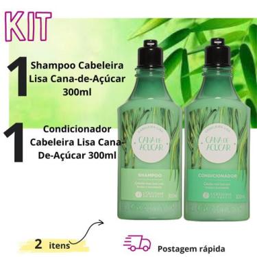 Imagem de Combo Cana Açúcar Cabelos Incríveis: Cabeleira Brasileira Loccitane, S