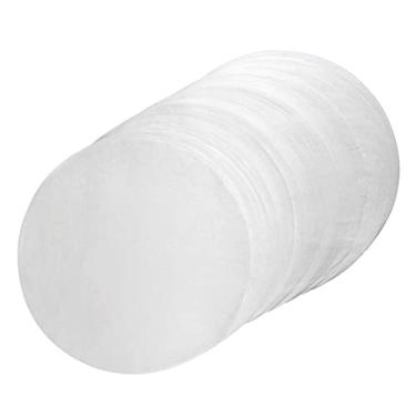 Imagem de HEMOTON 50 Unidades Papel Antiaderente Antiaderente Para Churrasco Papel Manteiga Para Bolo Rodelas De Pergaminho Papel Pergaminho Tapete De Papel Fritadeira Óleo De Cozinha Bolacha Branco