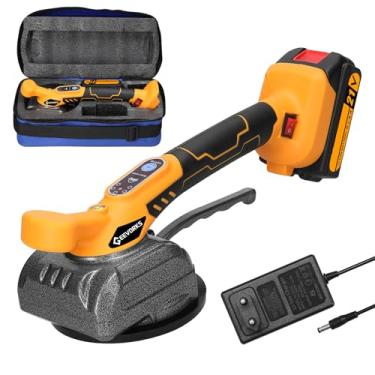 Imagem de Daconovo 21V Máquina automática de ladrilhos de alta capacidade de carga para assentamento de ladrilhos de parede Ferramenta vibratória Nivelador de ladrilhos portátil Ventosa ampliada com nivelador
