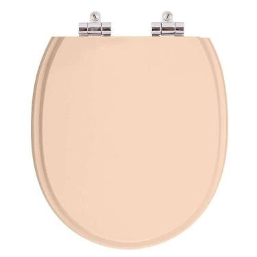 Imagem de Assento Sanitario com Amortecedor Village Rosa Floral para Vaso Deca