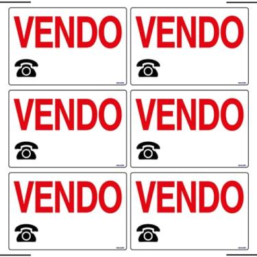 Imagem de Combo 6 Placas De Sinalização Vendo 30x20 Ekomunike - P-13 F9e