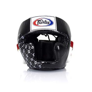 Imagem de Fairtex Headgear Protetor de cabeça Super Sparring com visão diagonal para Muay Thai, Boxe, Kickboxing