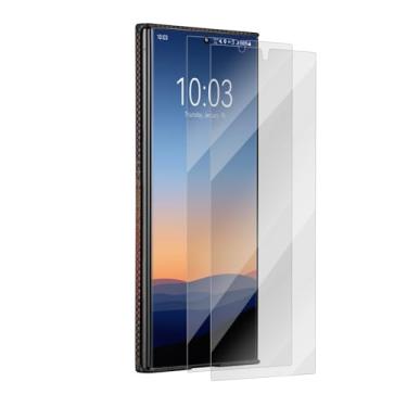 Imagem de pitaka Pacote com 2 protetores de tela S24 Ultra, Slim 3D curvo Samsung Galaxy S24 Ultra, protetor de tela HD Clear Soft Galaxy S24 Ultra