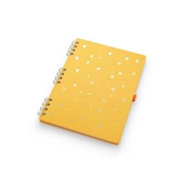 Imagem de Caderno Wire Ótima Ultra Coleção Romantic Amarelo - Otima