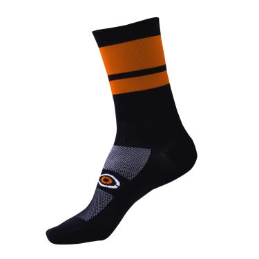 Imagem de Meia Marcio May Preta / Laranja