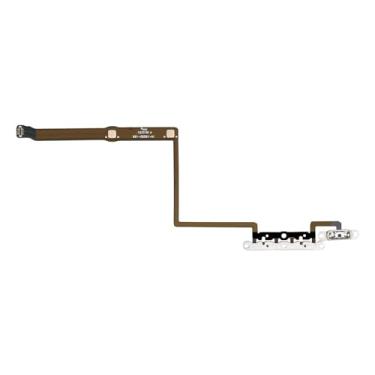 Imagem de Risidamoy Botão de controle de volume de substituição para iPhone 11 Pro Max 6,5 polegadas reparo mudo conector mudo interruptor silencioso cabo flexível som teclado fita suporte de metal