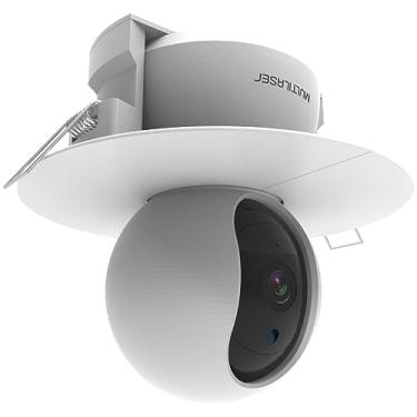 Imagem de Suporte Stand de Embutir no Teto Compatível com Câmera Multilaser Liv Inteligente Wi-Fi com Visão Horizontal 355° e vertical 110° Visão Noturna