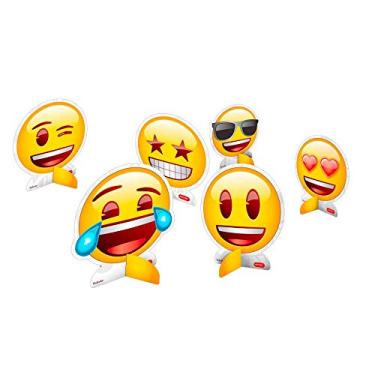 Imagem de Decoração de Mesa Emoji Festcolor Amarelo