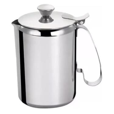 Imagem de Leiteira Bule Para Café Chá Leite em Aço Inox 750ml