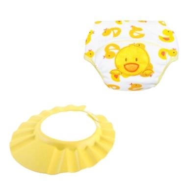 Imagem de Calcinha Cueca Fralda Treinamento Desfralde Bebê Chapeu Banho