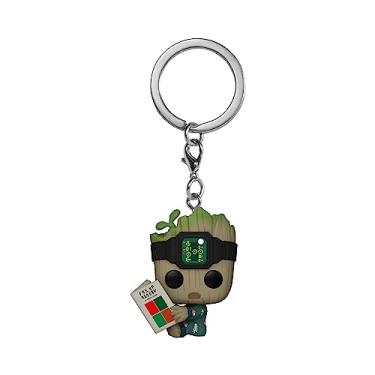 Imagem de Funko Pop! Keychain: Marvel - I Am Groot, Groot in Onesie with Book