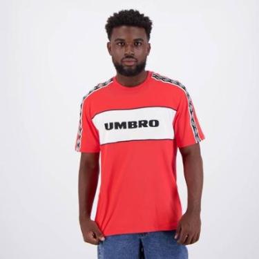 Imagem de Camiseta Umbro Essence Vermelha-Unissex